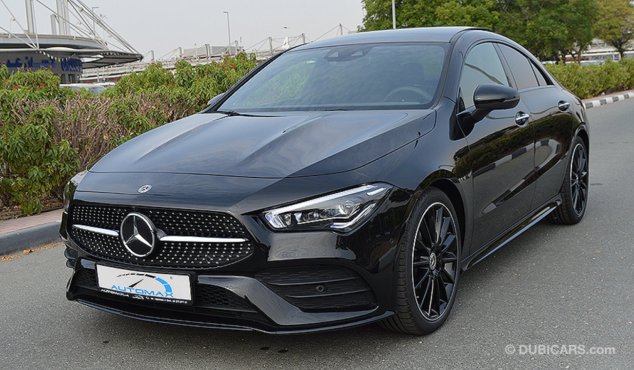 Mercedes-Benz CLA 200 AMG 2020, GCC, 0km, with 2 Years Unlimited Mileage Warranty + 60,000km Free Service at EMC