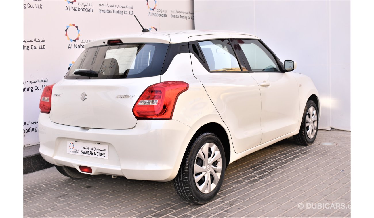 Suzuki Swift 1.2L GL 2018 GCC SPECS DEALER WARRANTY