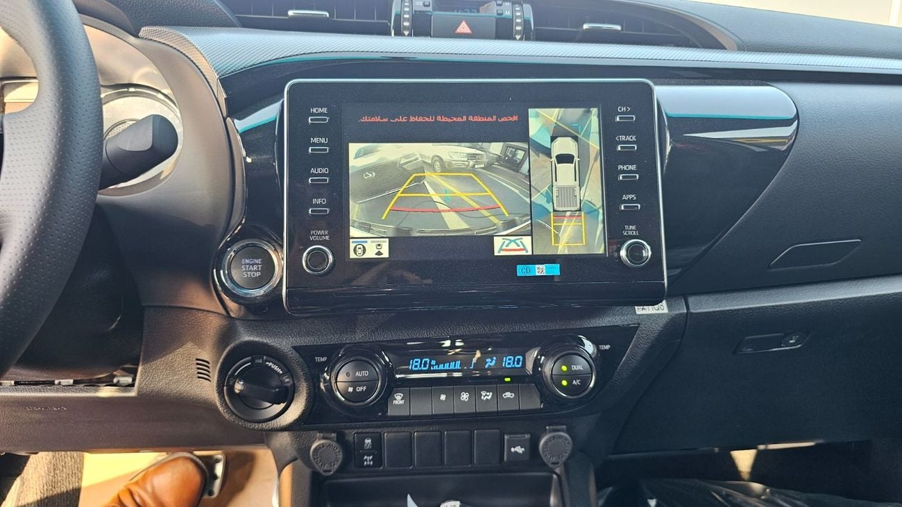 تويوتا هيلوكس Hilux 2.8 GR-SPORT 4WD AT 2026YM GCC WHITE WITH DIGITAL REAR VIEW MIRROR
