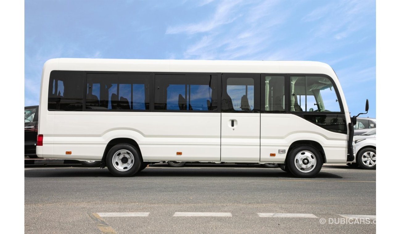 Toyota Coaster 22 Seater with Snorkel, 3 Point Seatbelt, Fridge, Mic System, Green Laminated Glass ,