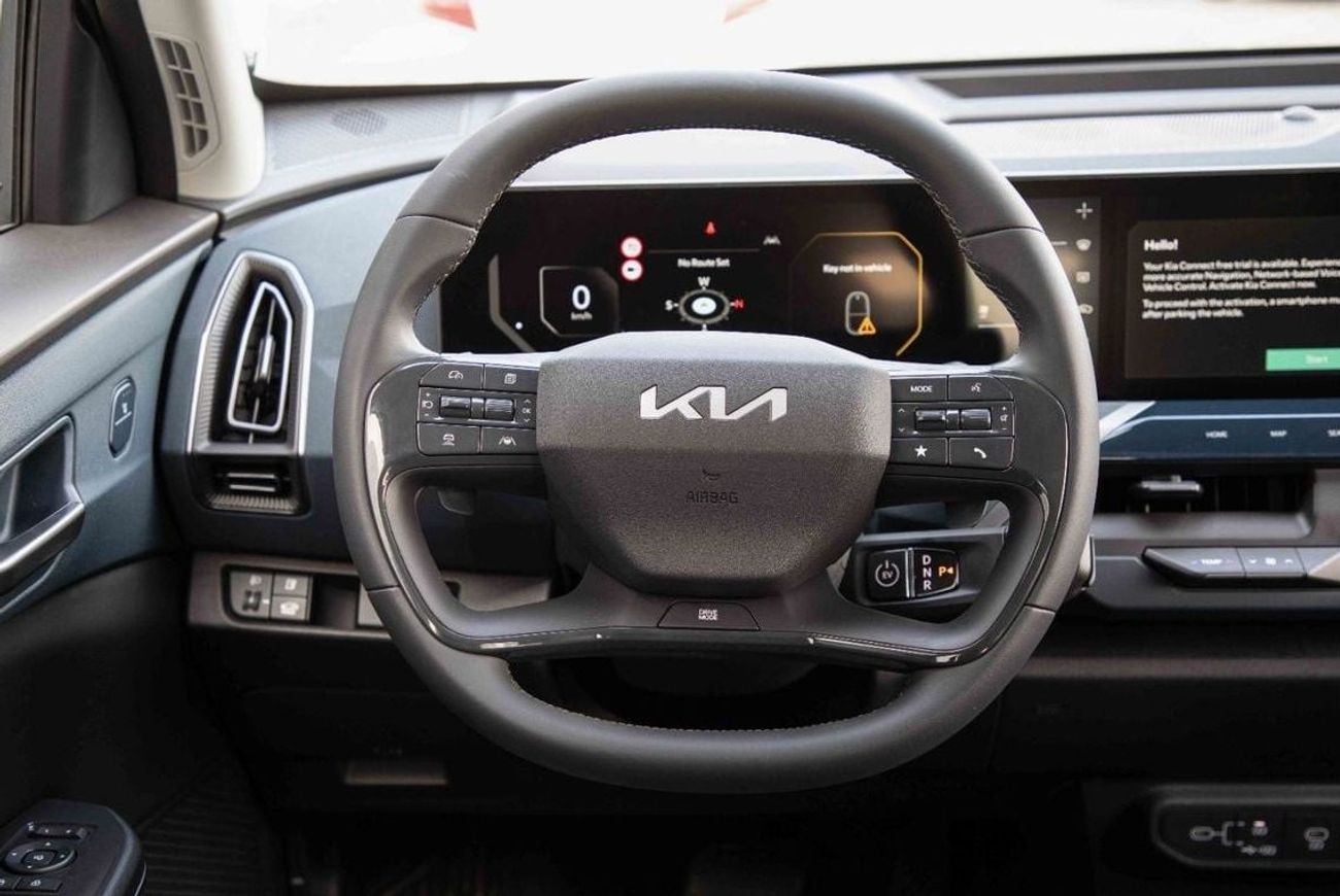 كيا EV5 كيا EV5 لاند R530 موديل 2024 - أبيض من الداخل أسود وأزرق