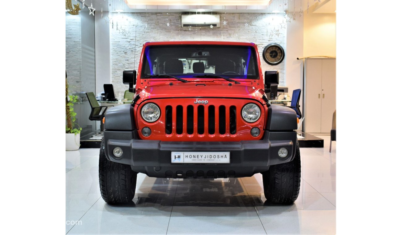 جيب رانجلر OFF ROAD READY for our ORIGINAL PAINT ( صبغ وكاله ) Jeep Wrangler JK Unlimited Sport 2018 Model! GCC