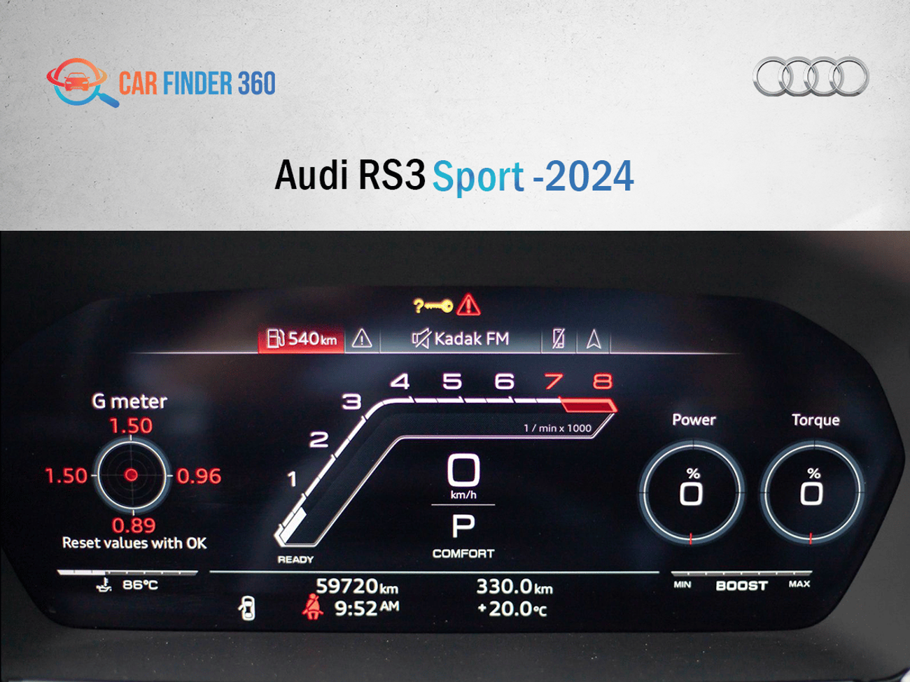 أودي RS3 TFSI quattro 2.5L Sportback