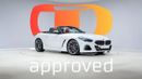 BMW Z4 M40i Roadster | AED 3,219 PM | Warranty Sept-2026 | GCC