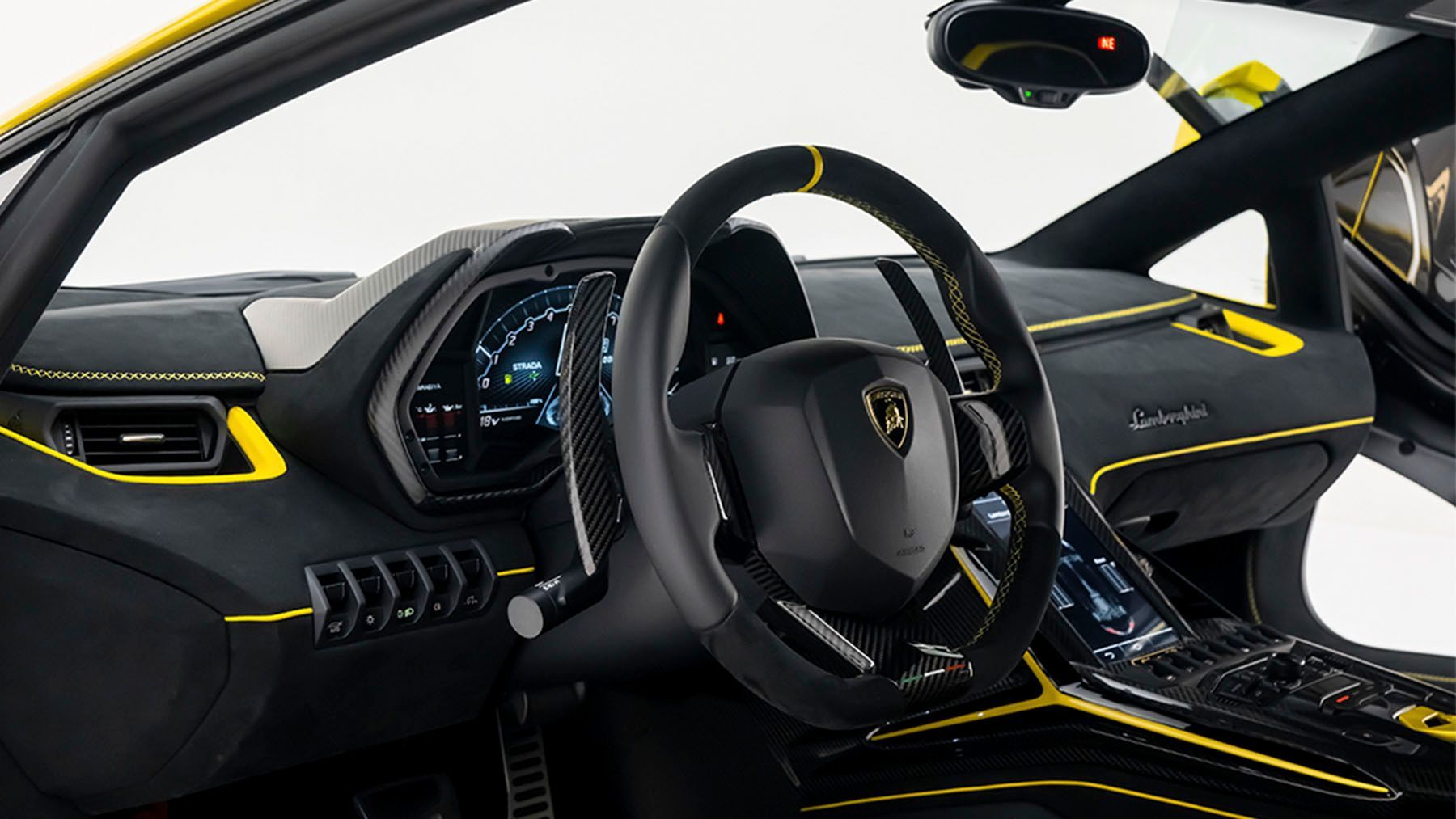 Lamborghini Sian Roadster interior - Cockpit