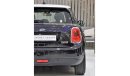 Mini Cooper Std EXCELLENT DEAL for our Mini Cooper ( 2019 Model! ) in Black Color! GCC Specs