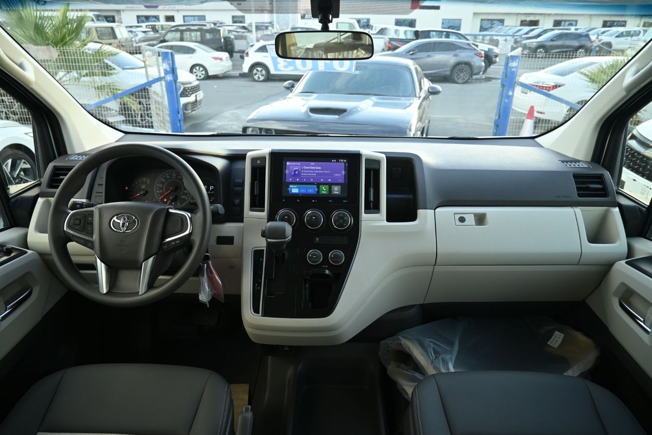 تويوتا هاياس Toyota Hiace GL Hi-Roof 3.5L V6 Petrol Automatic White Bumper, 12+1 Seater Model 2026