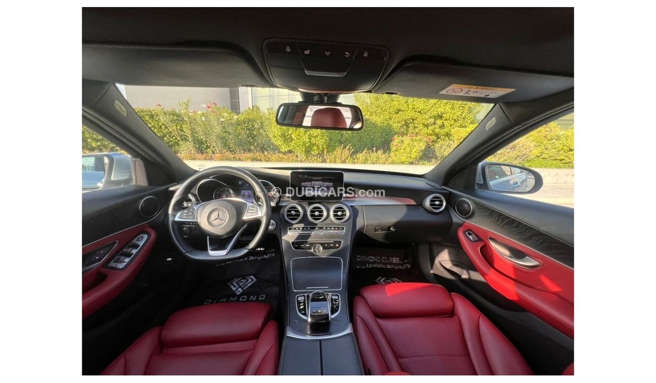 Mercedes-Benz C 200 AMG Pack Mercedes C200 AMG  Panoramic  2017 GCC  Under Warranty