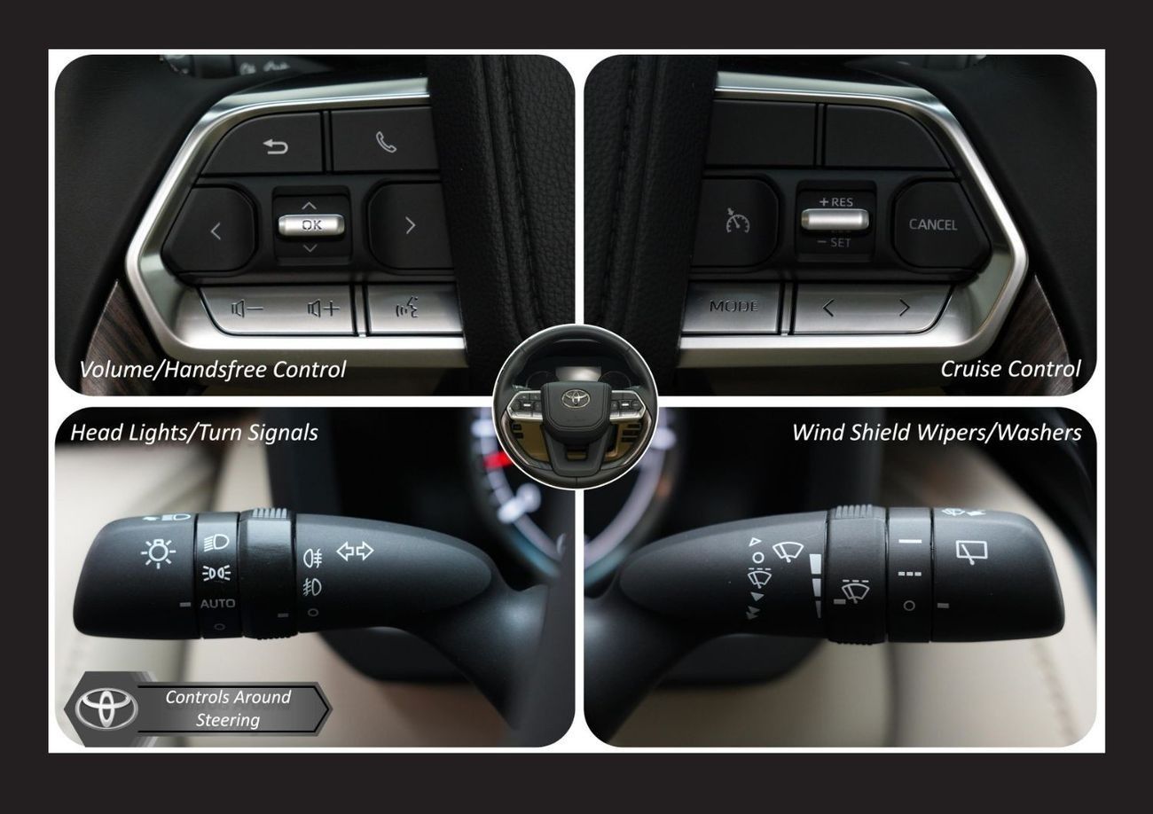 تويوتا لاند كروزر #Al TOYOTA LAND CRUISER LC300 VX 3.3L TWIN TURBO MID A/T DSL 2025 Export Only