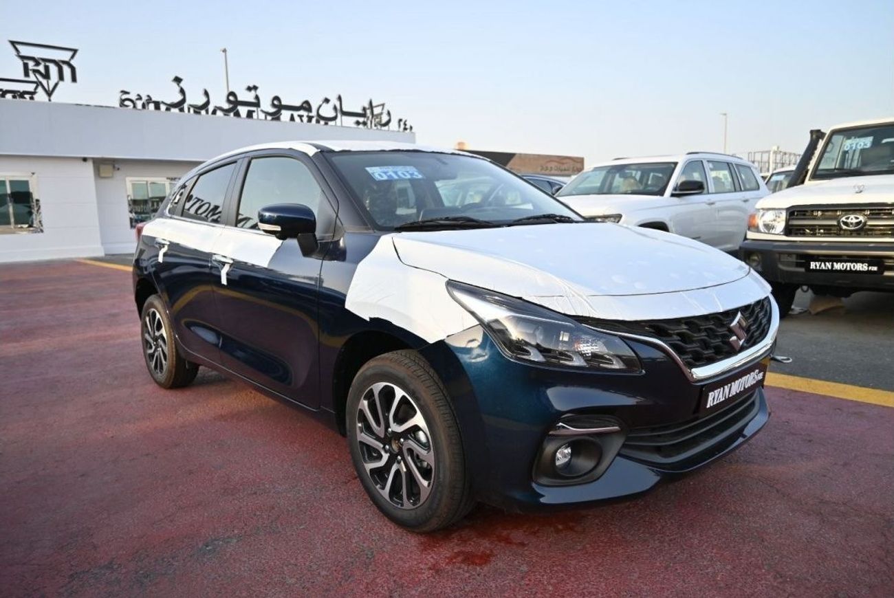 سوزوكي بالينو Suzuki Baleno 1.5L Petrol, Hatchback, FWD, 5 Doors, 360 Camera, HUD, Cruise Control, Push Start, DVD