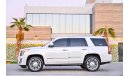 Cadillac Escalade Platinum 6.2L V8 | 3,114 P.M | 0% Downpayment | Immaculate Condition