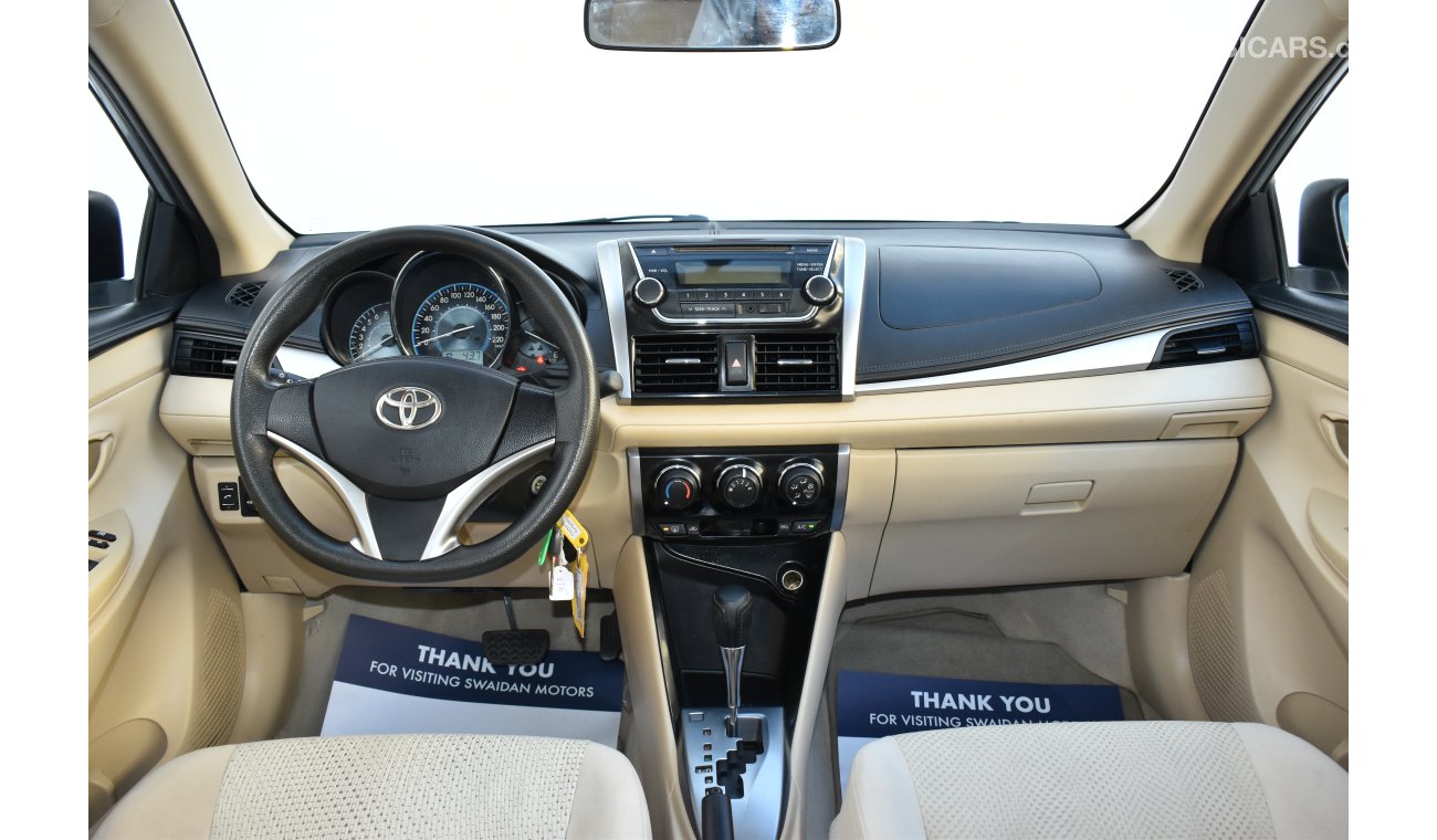 Toyota Yaris 1.5L SE SEDAN 2016 MODEL GCC SPECS