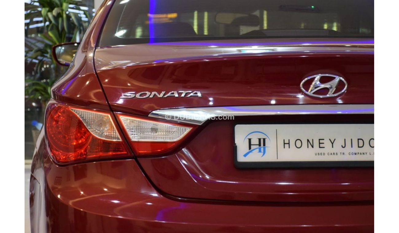 هيونداي سوناتا 2014 Model!! in Red Color! GCC Specs