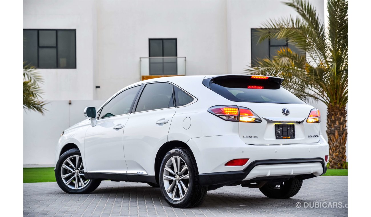 Lexus RX450h Lexus RX-450 Hybrid - 2015 - AED 2,232 P.M. AT 0% DOWNPAYMENT THROUGH BANK FINANCE