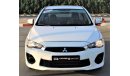 Mitsubishi Lancer Mitsubishi Lancer 2.0 2017 GCC  in excellent condition without accidents, very clean from inside and