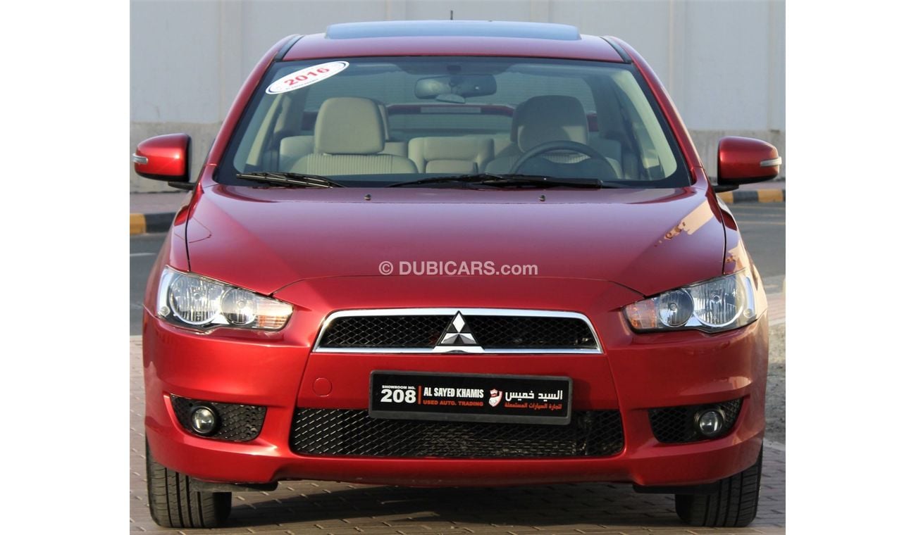 Mitsubishi Lancer Mitsubishi Lancer 2016 GCC, full option, without accidents, very clean from inside and outside