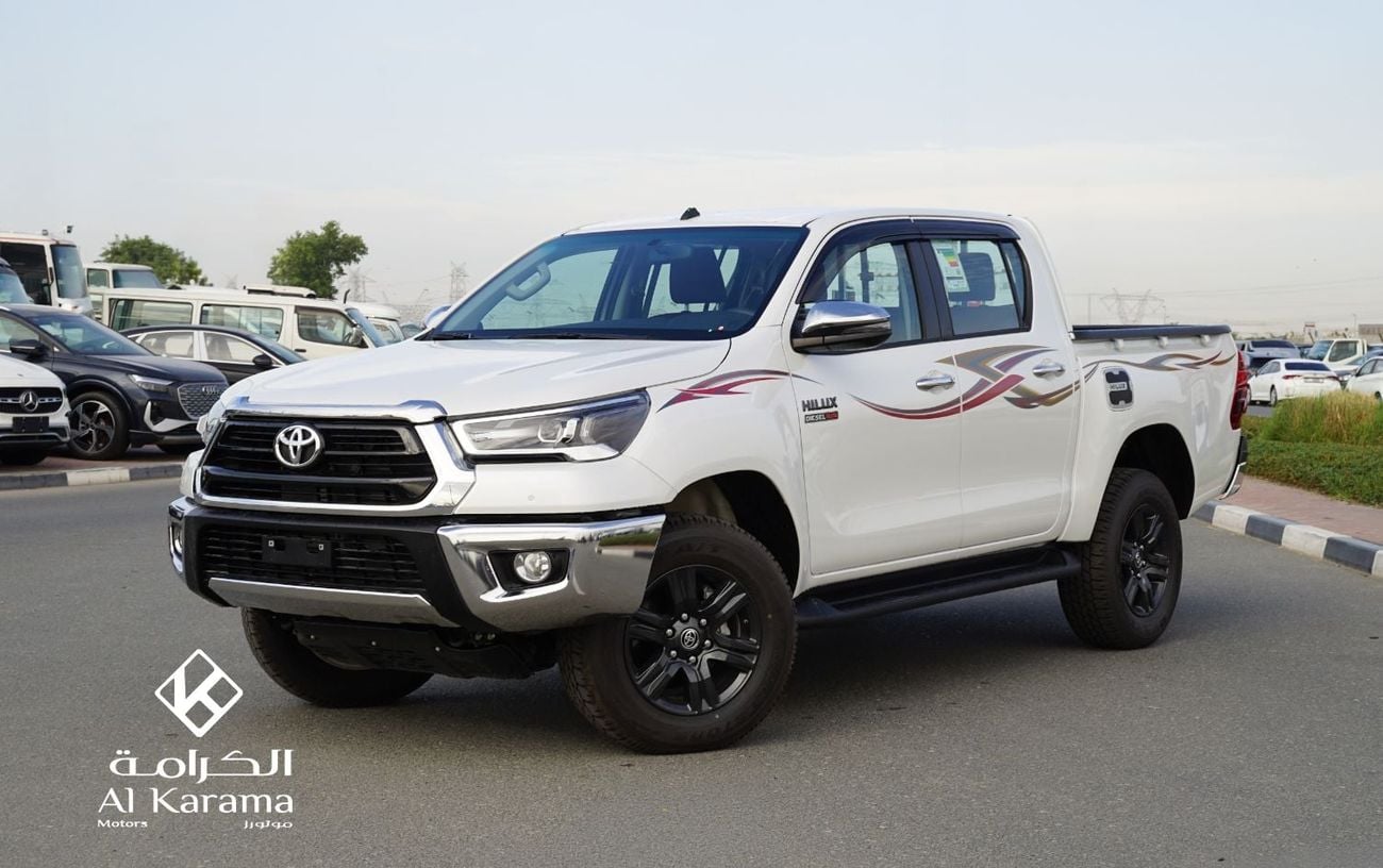 Toyota Hilux SGLX 2.4L Engine with Automatic Transmission - Diff Lock - Cruise Control Rear camera - GCC