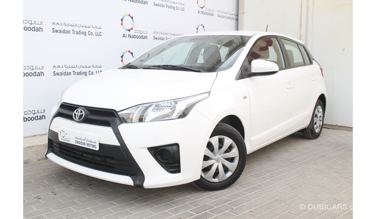 تويوتا يارس 1.3L SE HATCHBACK 2015 GCC DEALER WARRANTY