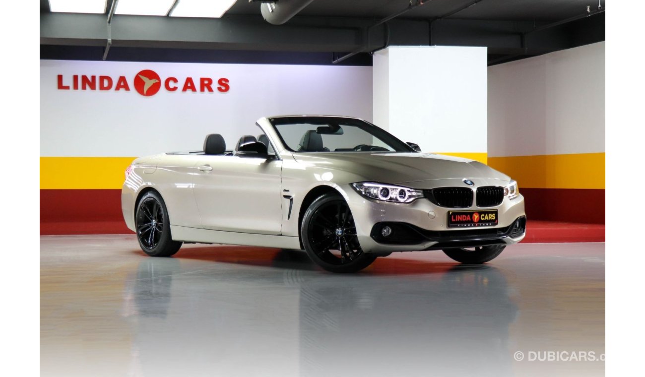 بي أم دبليو 420 BMW 420i Sport Line Convertible Lowest Mileage 2016 GCC under Warranty with Flexible Down-Payment.