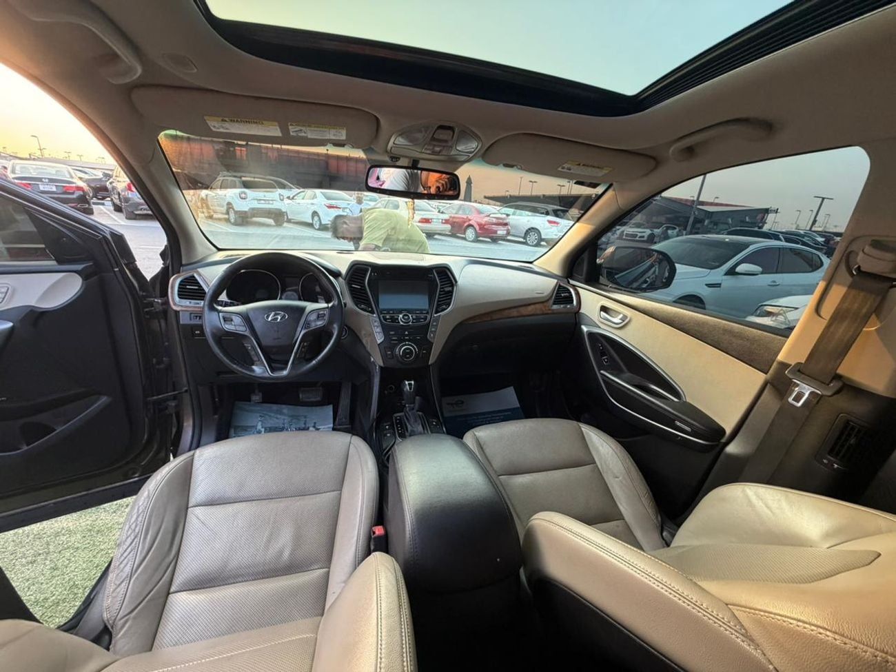 Hyundai Santa Fe fully loaded with panoramic sunroof