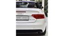Audi A5 EXCELLENT DEAL for our Audi A5 35TFSi S-Line Convertible ( 2016 Model ) in White Color GCC Specs