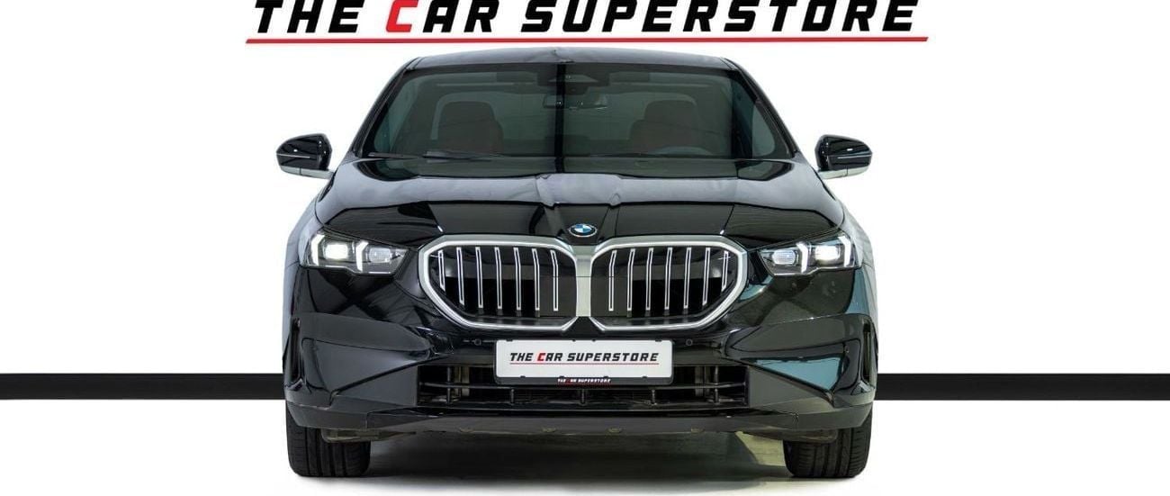 BMW 520i GCC-1 Owner-AGMC Warranty Service Package Until 2030-Burgendy Red Premium Interior