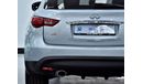 Infiniti QX70 EXCELLENT DEAL for our Infiniti QX70 Limited ( 2018 Model ) in Silver Color GCC Specs