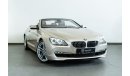 BMW 640i 2011 BMW 640i Luxury Line Convertible (1st reg in 2013) / Extended BMW Warranty & Service Contract