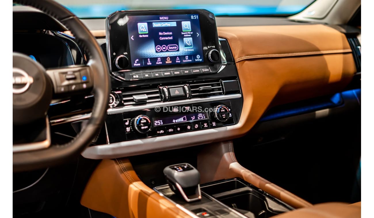 نيسان باثفايندر 2022 Nissan Pathfinder, 2028 Nissan Warranty, 2025 Nissan Service Contract, Low KMs, GCC