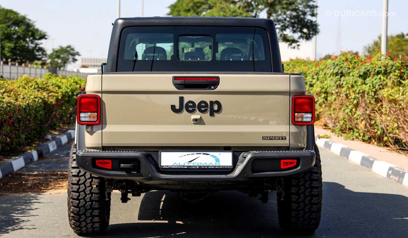 Jeep Gladiator 2020  Sport 4X4, 3.6L V6 GCC, 0km , W/ 5 Yrs or 100K km Warranty @ Trading Enterprises