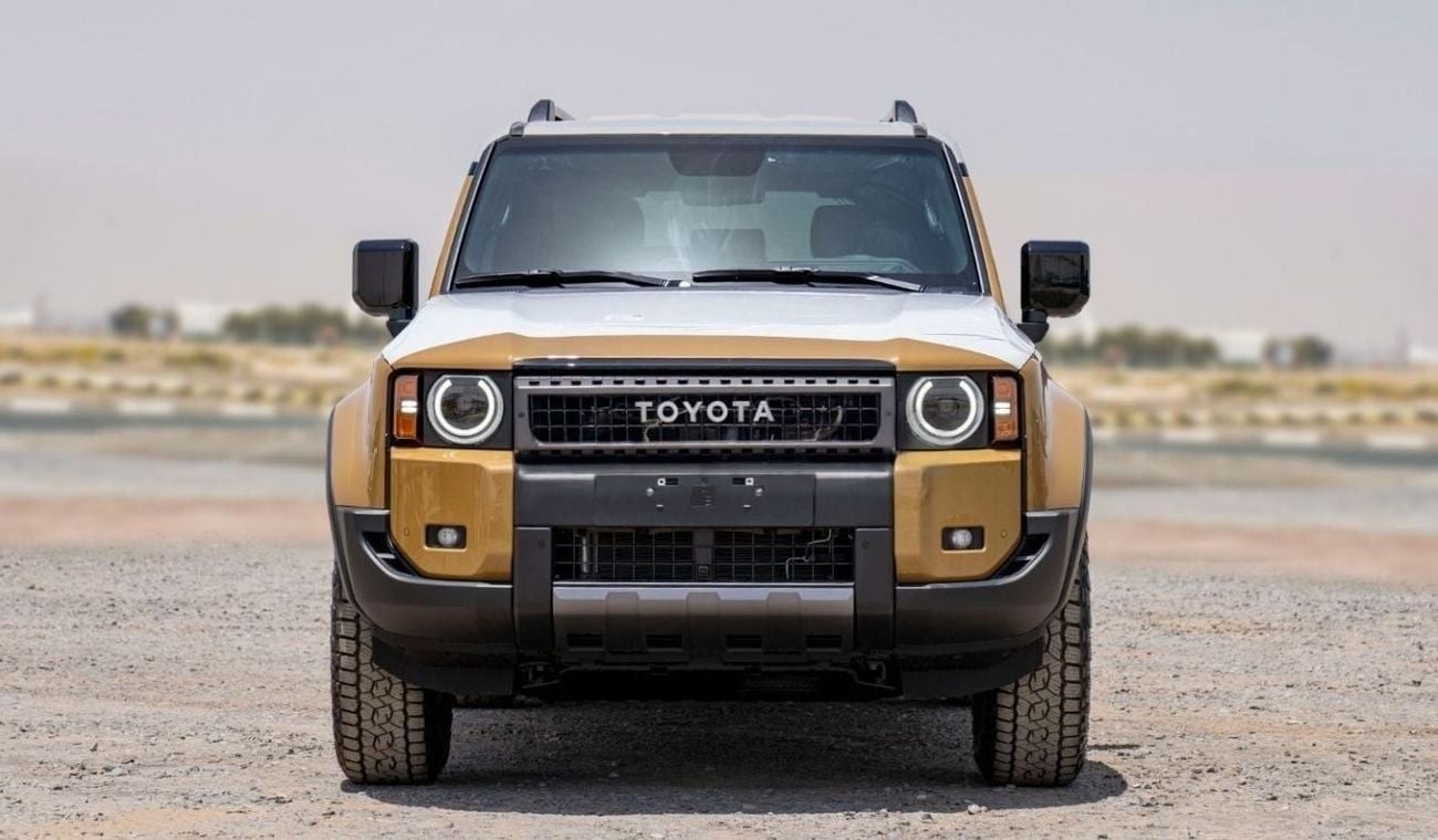 تويوتا برادو PRADO 250 2.4P AT FIRST EDITION MY2025 – SAND & GREY ROOF