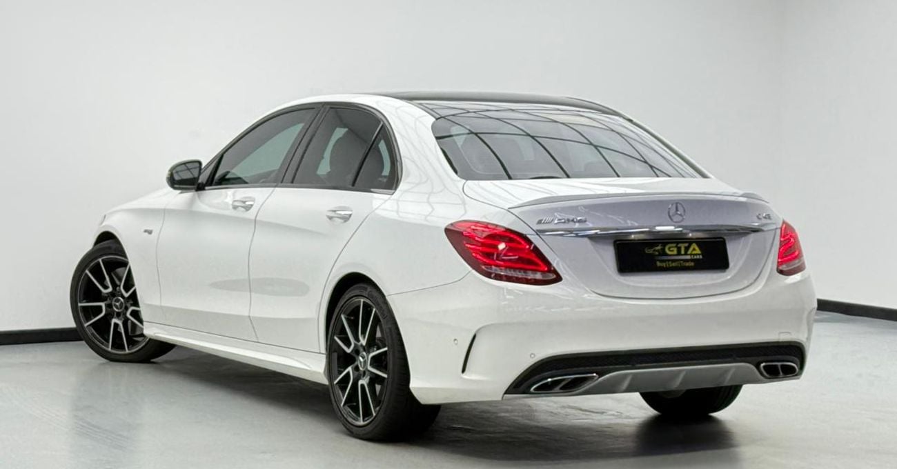 مرسيدس بنز سي 43 ايه ام جي 2017 Mercedes C43 AMG 4matic, Service Contract Deutsche, Full Service History, GCC