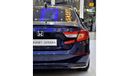 Honda Accord EXCELLENT DEAL for our Honda Accord ( 2019 Model ) in Blue Color GCC Specs