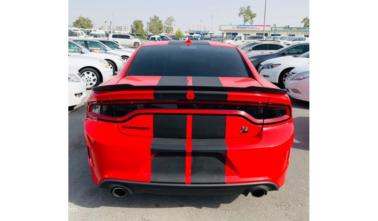 دودج تشارجر DODGE CHARGER 2016 RED & BLACK SCAT PACK 6.4