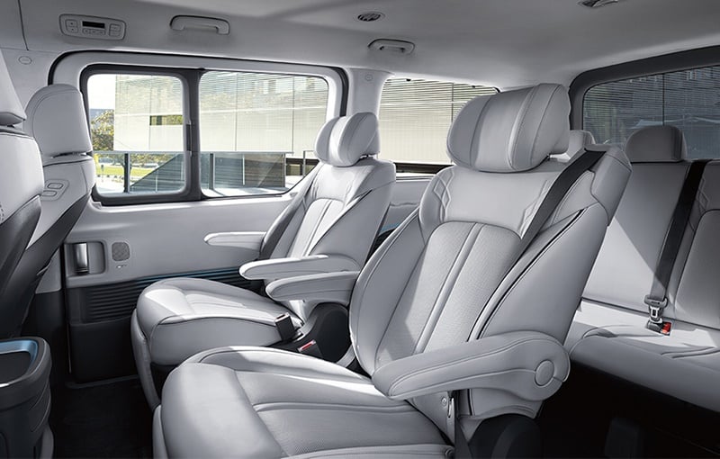 Hyundai Staria interior - Rear Seats