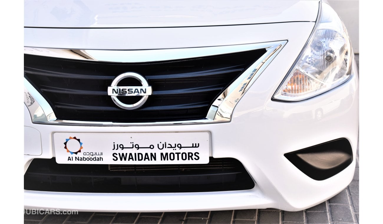 Nissan Sunny AED 574 PM | 1.5L SV GCC DEALER WARRANTY