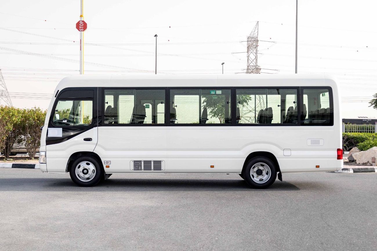 Toyota Coaster  23 Seater 4.2L - White Inside Grey | Export Only