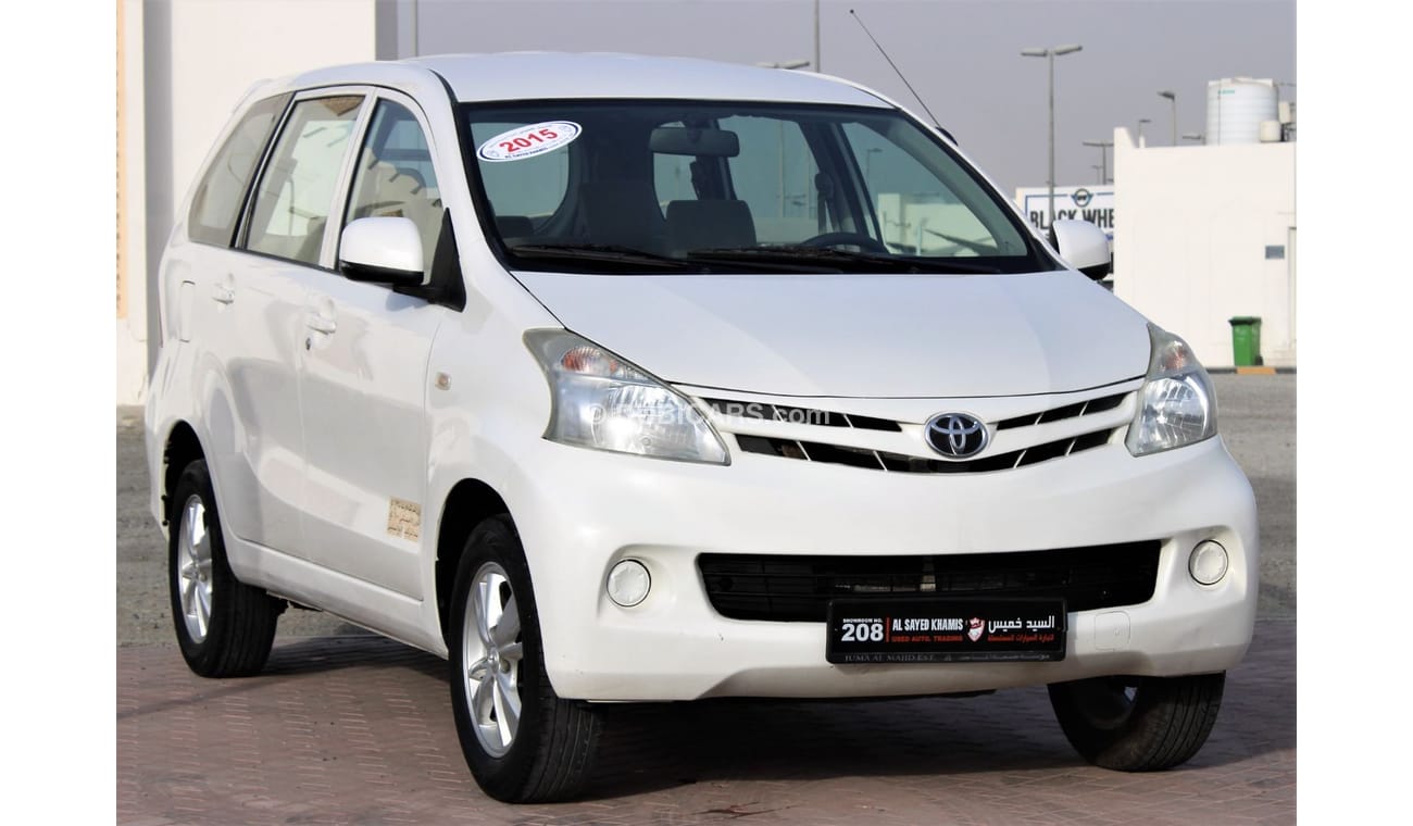 Toyota Avanza Toyota Avanza 2015 GCC in excellent condition without accidents, very clean from inside and outside