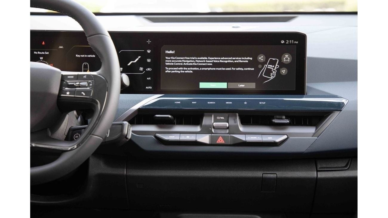 كيا EV5 كيا EV5 Land 530 موديل 2023 - أبيض داخل أزرق وأسود | للتصدير فقط