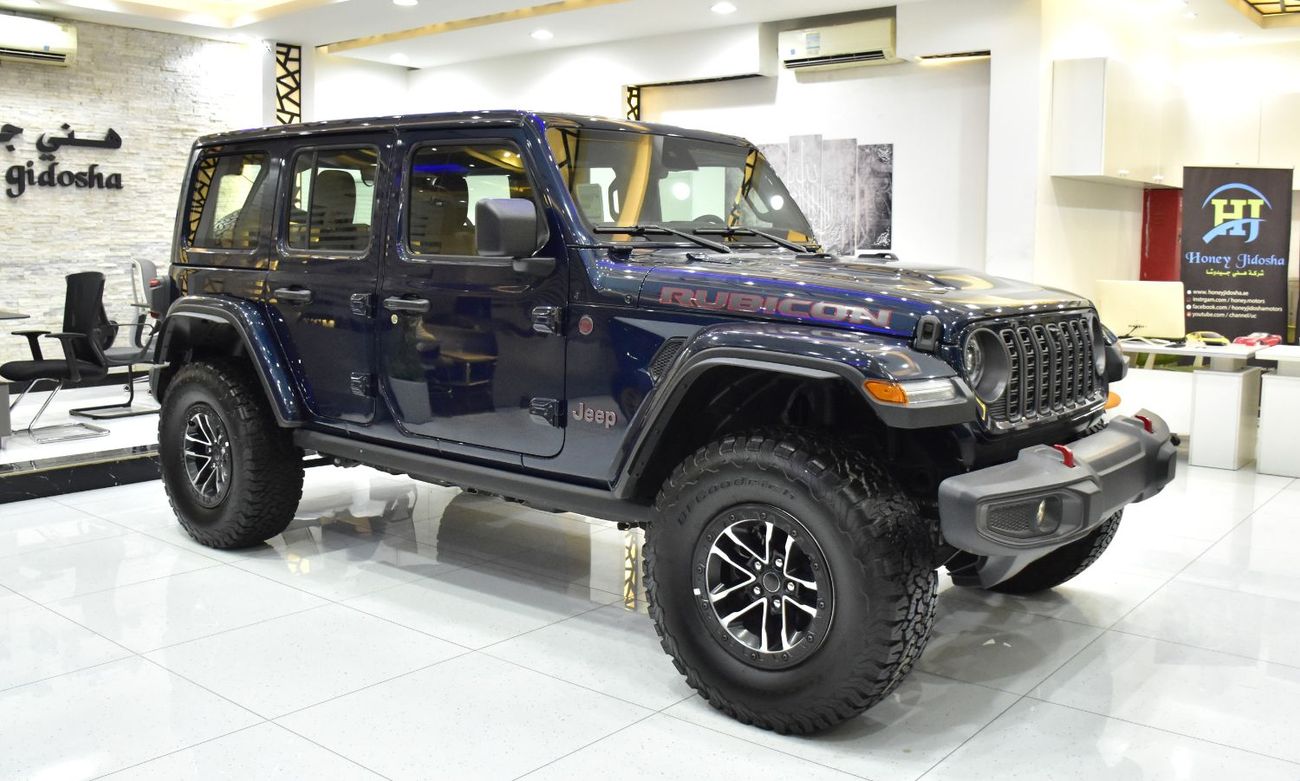 Jeep Wrangler EXCELLENT DEAL for our Jeep Wrangler Unlimited Rubicon 2.0L ( 2025 Model ) in Blue Color GCC Specs