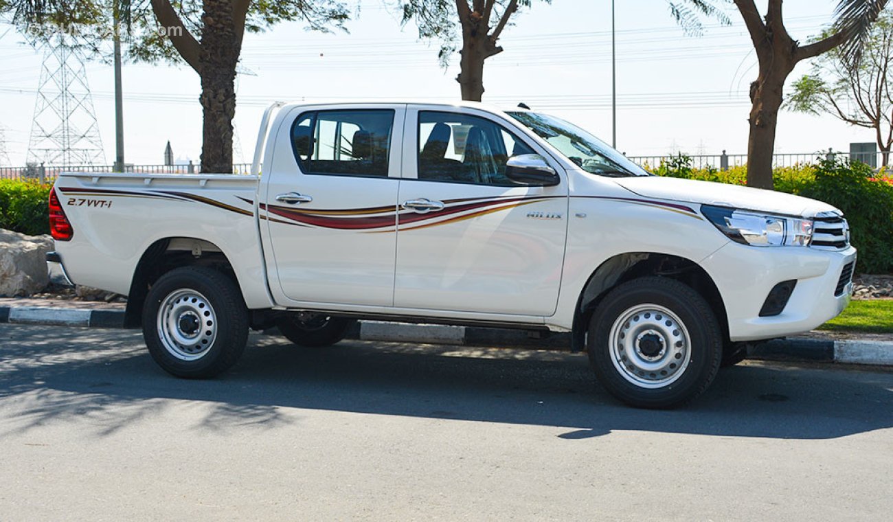 Toyota Hilux 2.7 MT, 4WD, DC, 6 seats