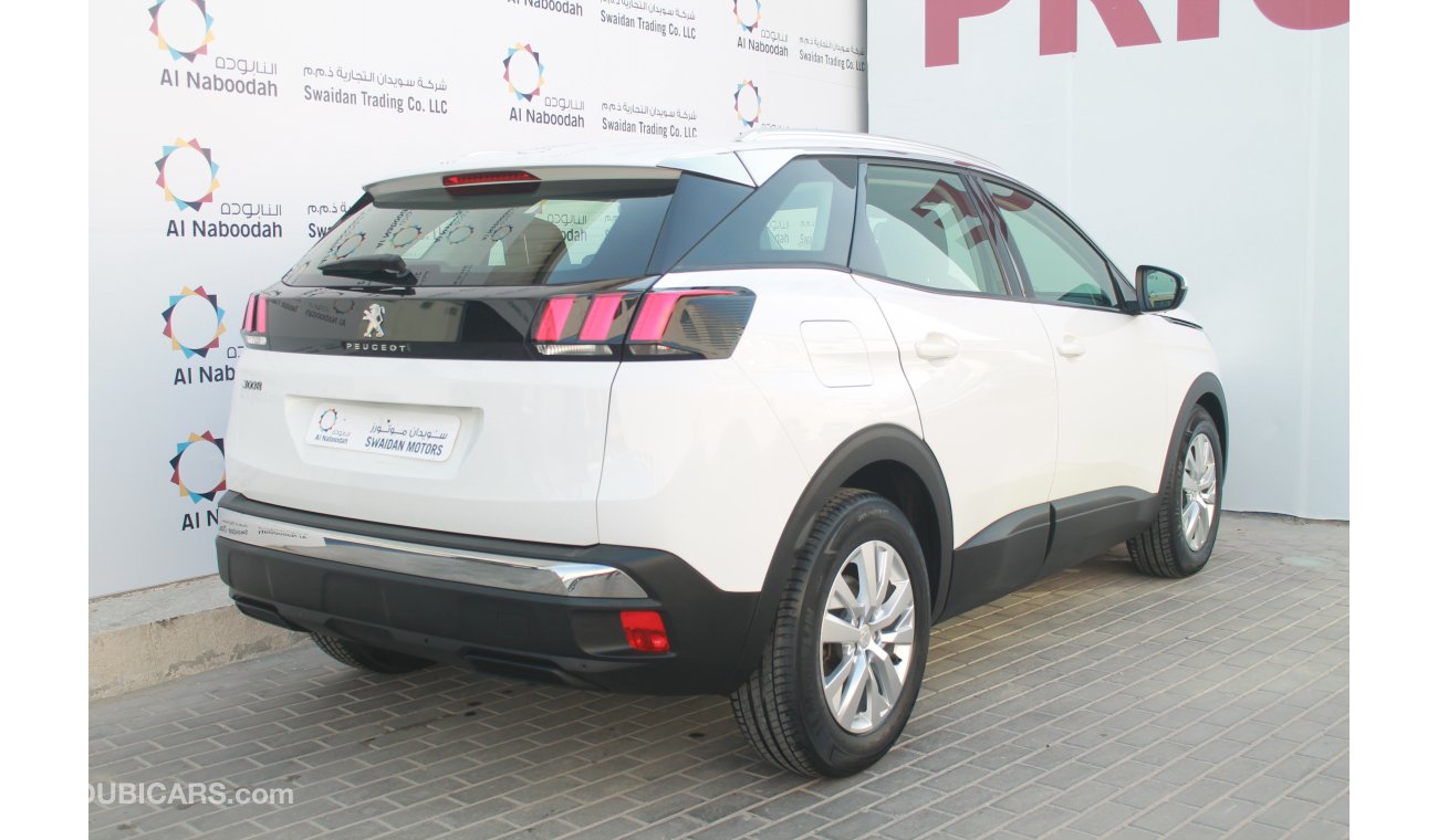 Peugeot 3008 1.6L ACTIVE 2018 GCC 2 YEARS AGENCY WARRANTY