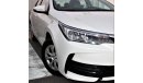 Toyota Corolla Toyota Corolla 2017 GCC 1.6 in excellent condition without accidents, very clean from inside and out