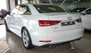 Audi A3 2018, GCC Specs with 3Yrs or 105K km Warranty and 45K km Free Service at Al Nabooda