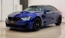 بي أم دبليو M4 2019 BMW M4 CS, February 2025 BMW Warranty + Service Contract, Like New Condition, GCC