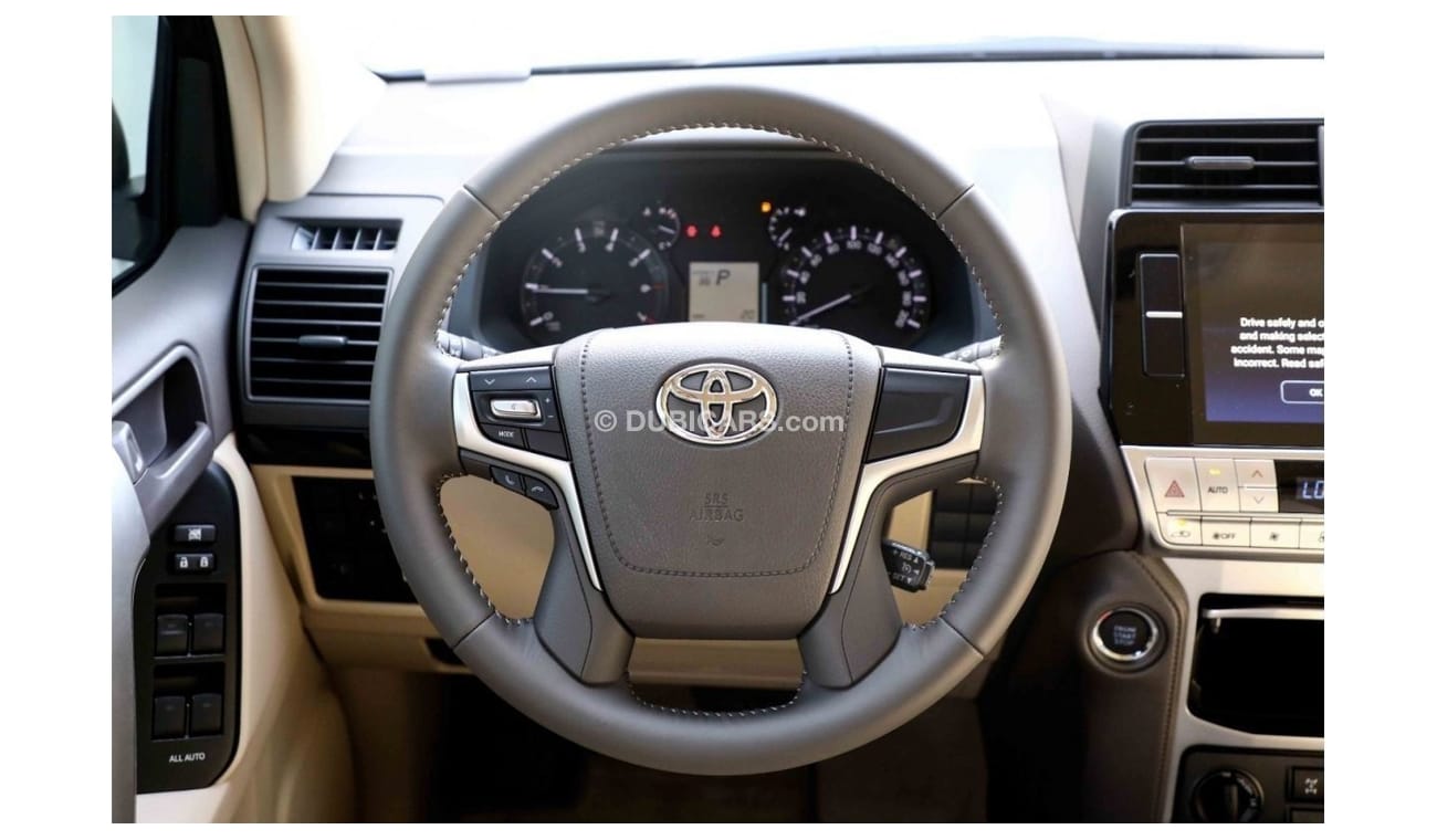 تويوتا برادو 2023 Toyota Prado 4.0 GXR DR P CB SR AT - Pearl White inside beige
