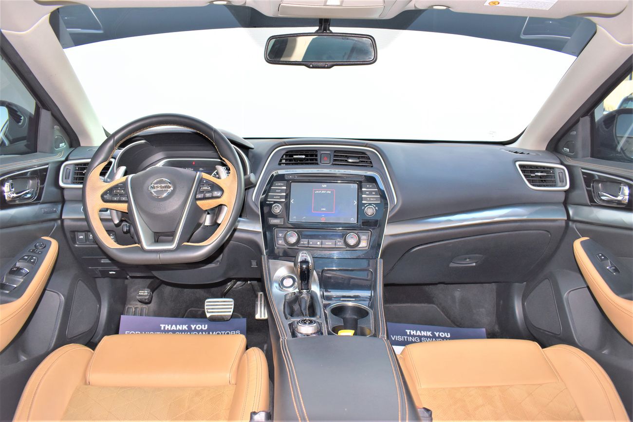 Nissan Maxima 3.5L SR V6 2018 GCC DEALER WARRANTY RAMADAN OFFER 1YR / 20K SERVICE CONTRACT