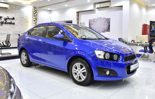 Chevrolet Sonic EXCELLENT DEAL for our Chevrolet Sonic ( 2012 Model ) in Blue Color GCC Specs