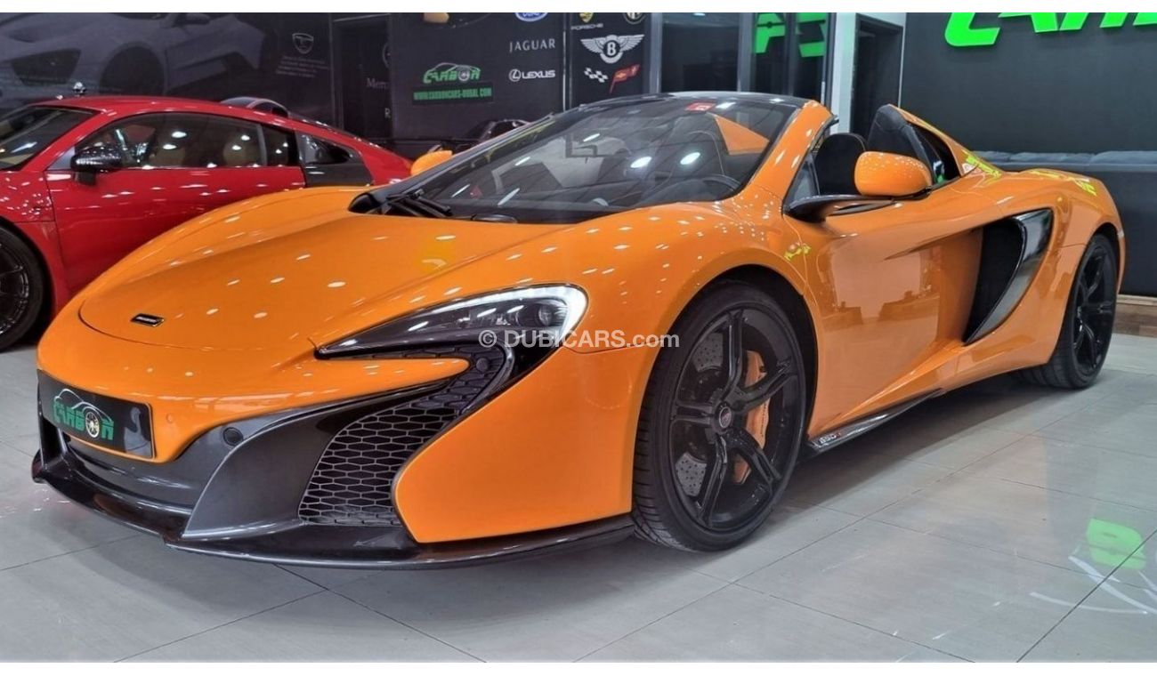 McLaren 650S McLAREN 650S SPIDER 2015 GCC IN BEUATIFUL SHAPE FOR 435K AED
