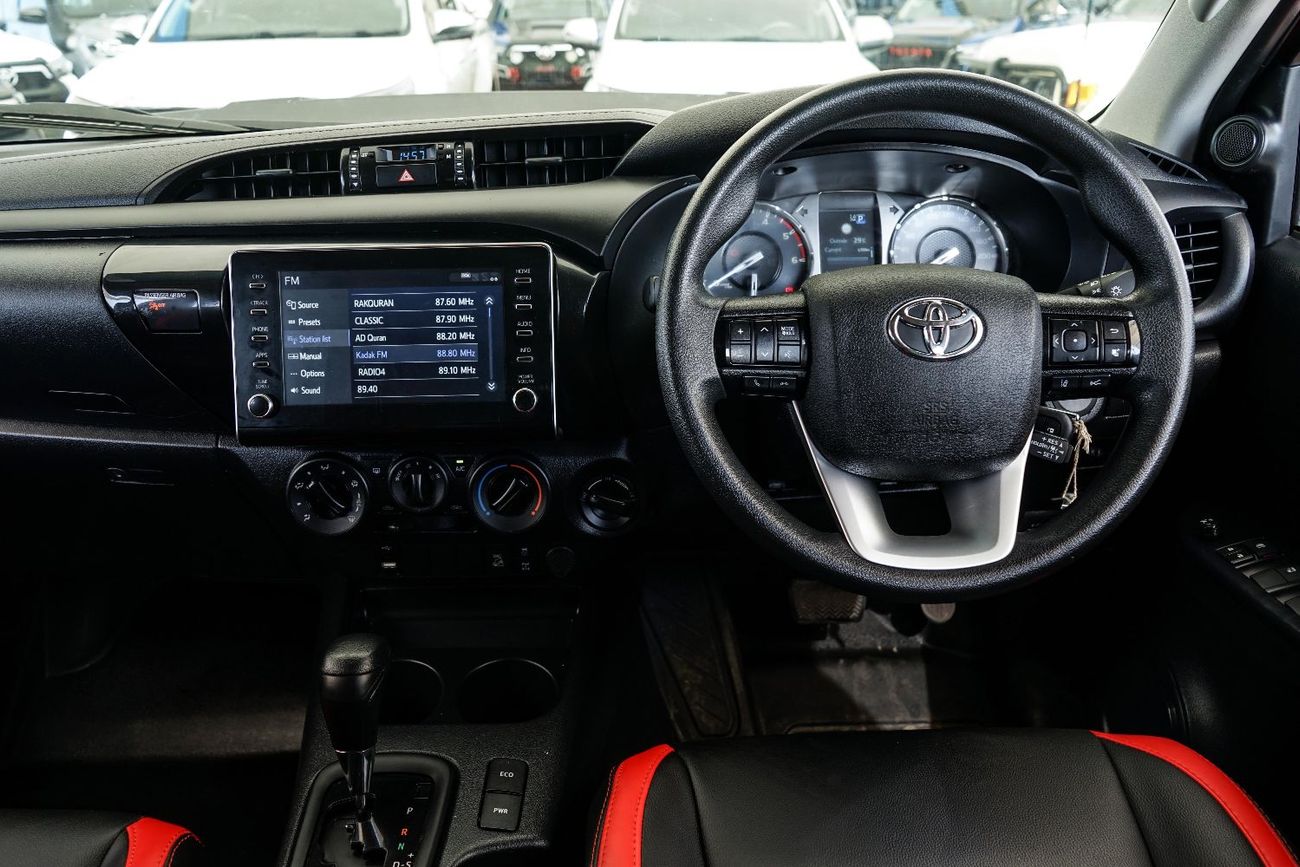 تويوتا هيلوكس The Toyota Hilux is a legendary, tough, and reliable mid-size body-on-frame pickup truck known for i